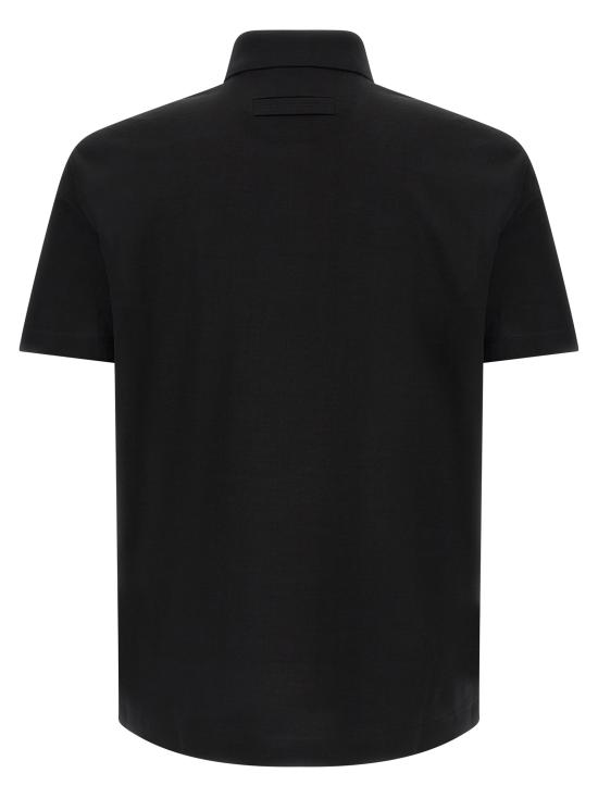 26SS 에르메네질도제냐 폴로 티셔츠 UH348A3H794001 Black - ERMENEGILDO ZEGNA