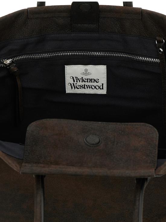26SS 비비안웨스트우드 토트백 4D01000JUL00BKD402 Brown - VIVIENNE WESTWOOD