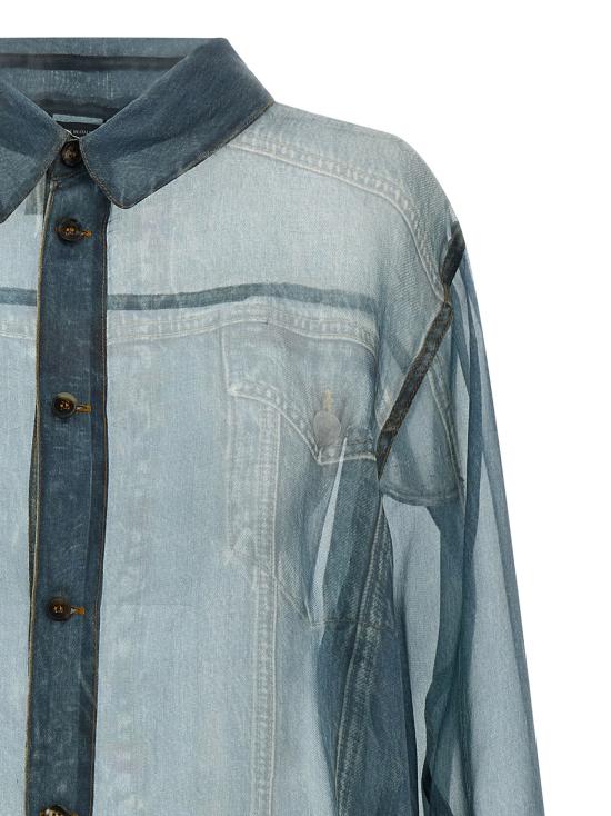 26SS 하이쿠레 블라우스 HEW06103OR002PR002PR002 Blue - HAIKURE