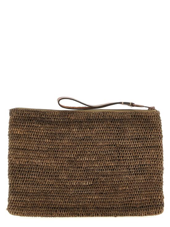 26SS 이벨리브 클러치/파우치 AMPYDARKTEA Brown - IBELIV