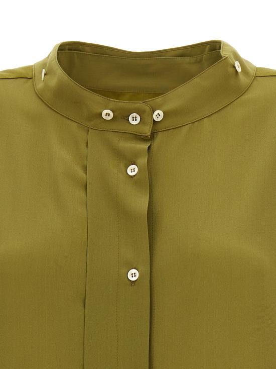 26SS 제지아 롱 원피스 MJD3044141BIKHAKISILK Green - JEJIA