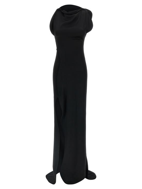 26SS 빅토리아 베컴 롱 원피스 1425WDR007008ABLACK Black