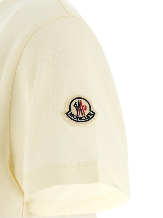 26SS 몽클레어 반팔 티셔츠 L10938C0003089AUO034 White - MONCLER