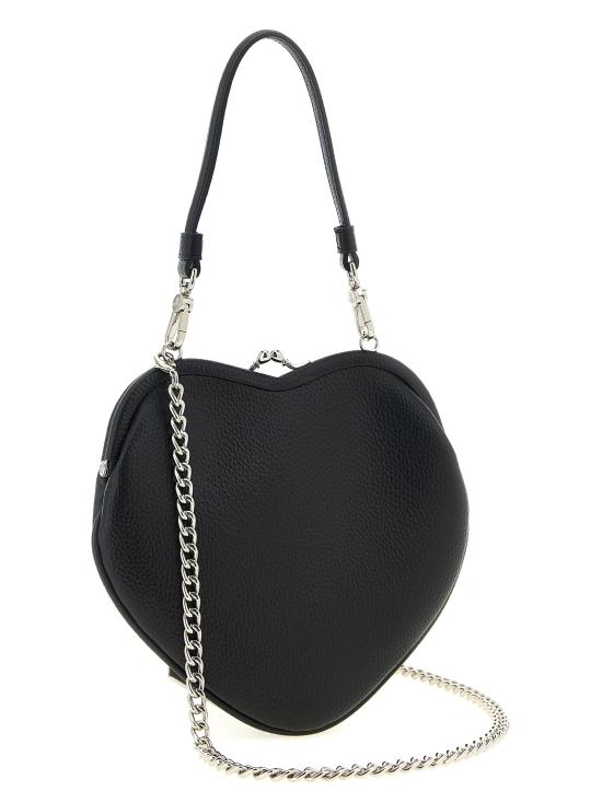 26SS 비비안웨스트우드 벨 하트 프레임 퍼스 4B01000CWS000DN403 Black - VIVIENNE WESTWOOD