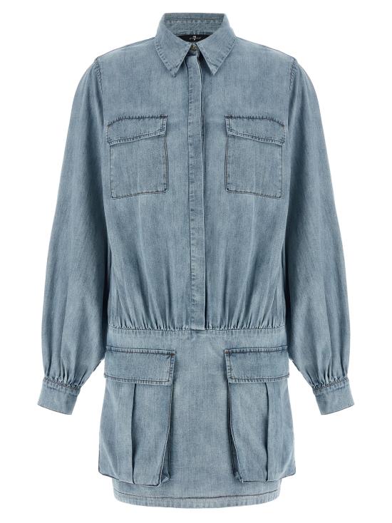 26SS 세븐포올맨카인드 숏 원피스 7N9T0G51U73I2 Light Blue