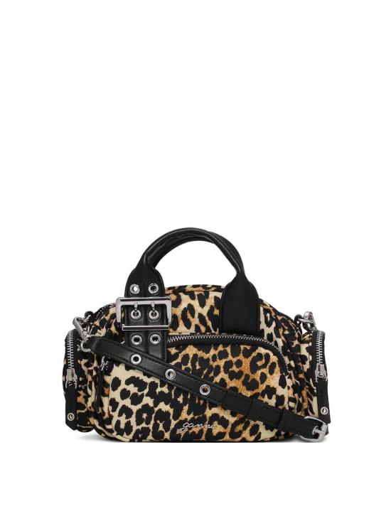 25FW 가니 Polochon 폴로숑 미니 백 A6740943 Animal Print