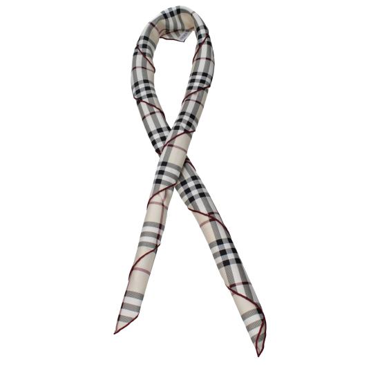 25SS 버버리 체크 실크 스카프 8095223