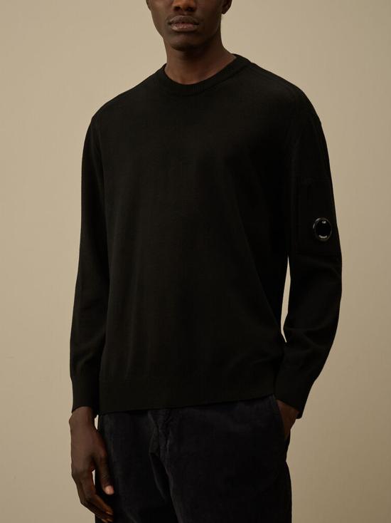 26FW 씨피 컴퍼니 스웨터 19CMKN037A005528A 999 BLACK - C.P. COMPANY