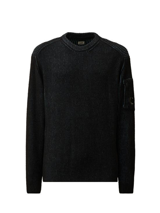 26FW 씨피 컴퍼니 플리스 니트 크루넥 렌즈 스웨터 19CMKN307A006170A 815 AEGEAN BLUE
