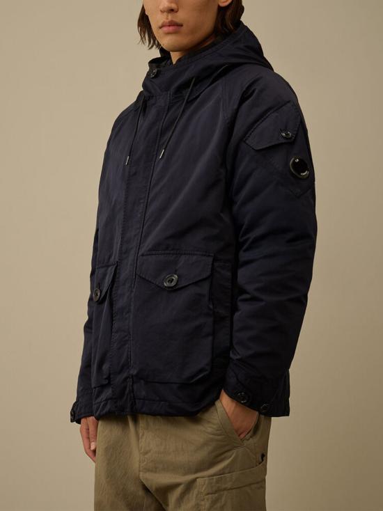 26FW 씨피 컴퍼니 마이크로 케이 후드 렌즈 자켓 19CMOW189A110089G 888 TOTAL ECLIPSE - C.P. COMPANY