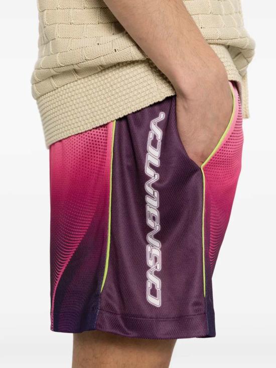 26SS 카사블랑카 숏팬츠 MSS26JTR25301 BIRDSEYE MESH - CASABLANCA