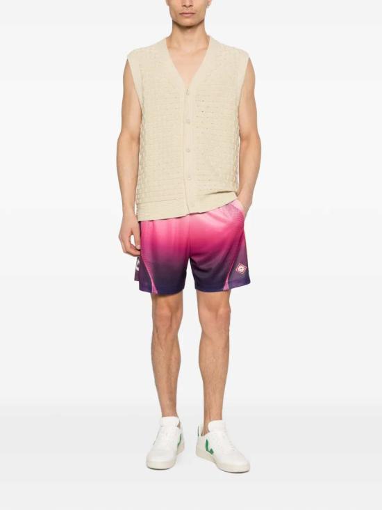 26SS 카사블랑카 숏팬츠 MSS26JTR25301 BIRDSEYE MESH - CASABLANCA