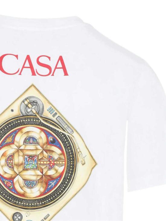 26SS 카사블랑카 반팔 티셔츠 MSS26JTS00102 BIANCO - CASABLANCA