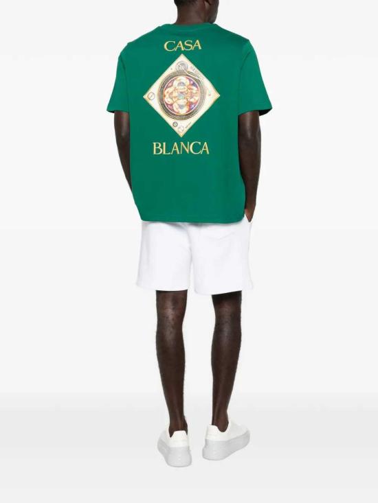 26SS 카사블랑카 반팔 티셔츠 MSS26JTS00103 EVERGREEN JERSEY - CASABLANCA