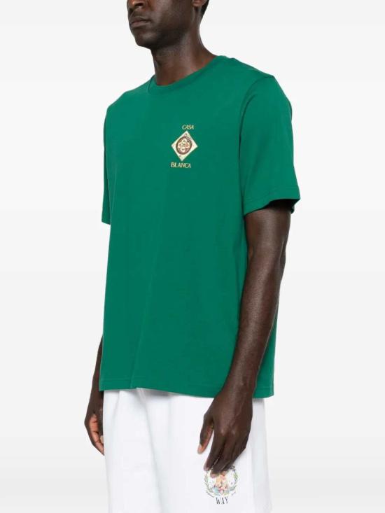 26SS 카사블랑카 반팔 티셔츠 MSS26JTS00103 EVERGREEN JERSEY - CASABLANCA
