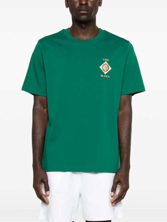 26SS 카사블랑카 반팔 티셔츠 MSS26JTS00103 EVERGREEN JERSEY - CASABLANCA