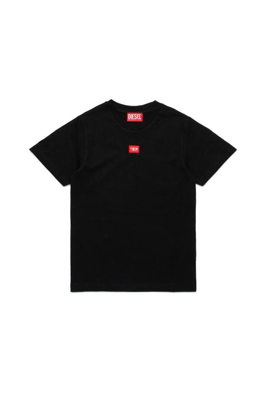 26SS [키즈] 디젤 티셔츠 J025010GRAI K900 BLACK