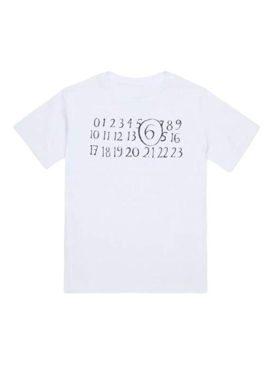 26SS MM6 메종마르지엘라 반팔 티셔츠 M61020MM02Y M6100 WHITE