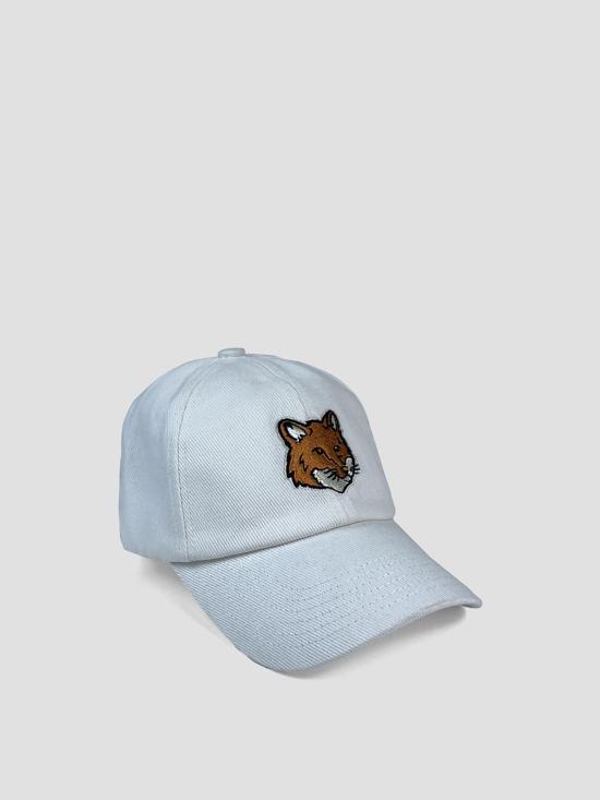 26SS 메종키츠네 폭스 헤드 캡 PM06100WW0096 P100 WHITE - MAISON KITSUNE