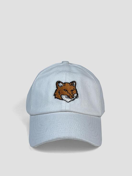 26SS 메종키츠네 폭스 헤드 캡 PM06100WW0096 P100 WHITE