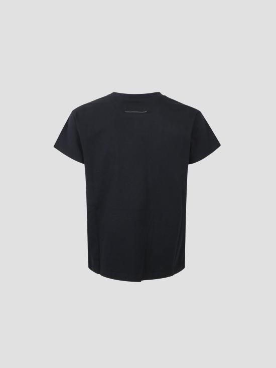 26SS MM6 메종마르지엘라 뉴메릭 코튼 저지 티셔츠 S52GC0327M20170 900 BLACK - MM6 MAISON MARGIELA