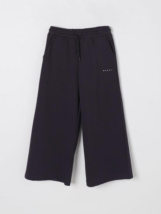 26SS [키즈] 마르니 트레이닝/조거 팬츠 M01432M00V0 0M900 BLACK