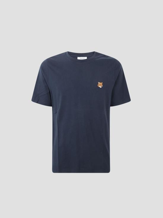 26SS 메종키츠네 폭스 헤드 레귤러 티셔츠 PM00107KJ7026 0413 CLASSIC NAVY
