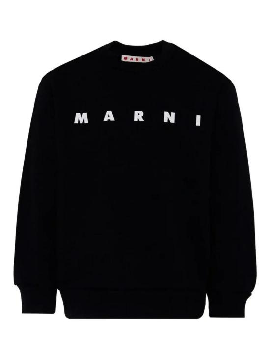 26SS 마르니 후드 티셔츠 M01612M00V0 0M900 BLACK