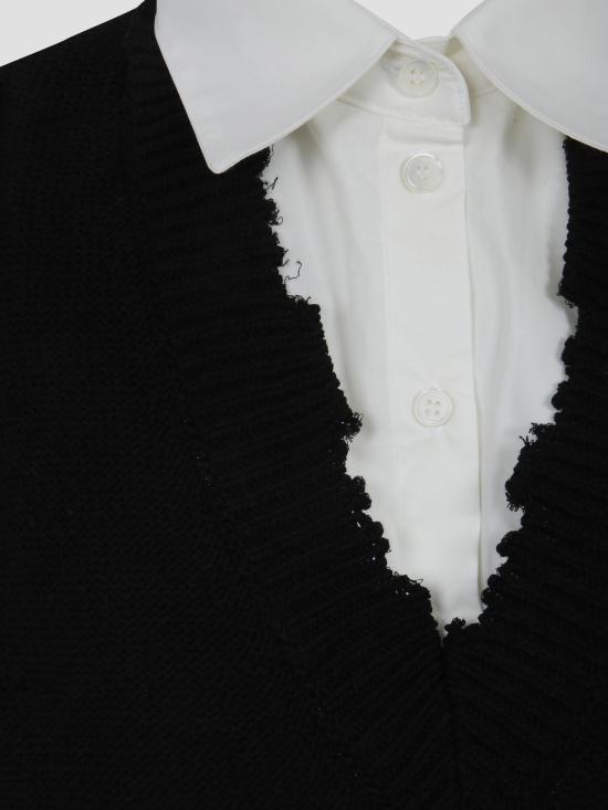 26SS MM6 메종마르지엘라 숏 원피스 S52DA0076M13220 900 BLACK - MM6 MAISON MARGIELA