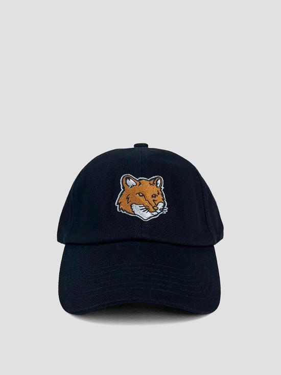 26SS 메종키츠네 폭스 헤드 캡 PM06100WW0096 P199 BLACK