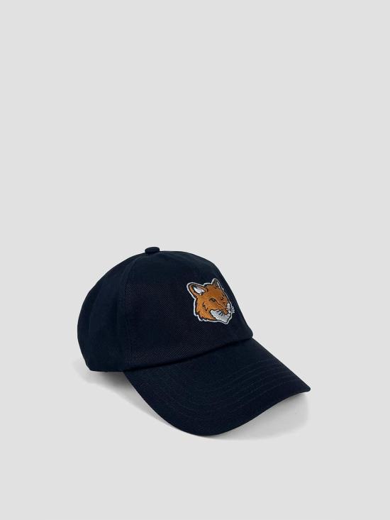 26SS 메종키츠네 폭스 헤드 캡 PM06100WW0096 P199 BLACK - MAISON KITSUNE