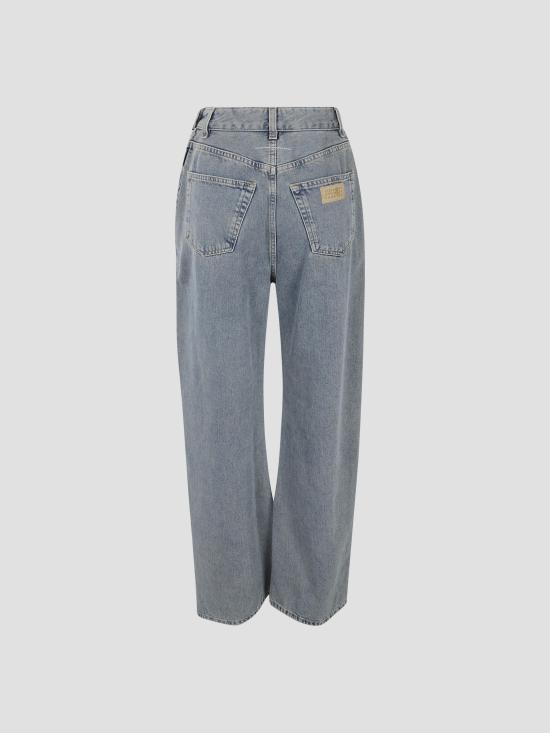 26SS MM6 메종마르지엘라 백 투 백 진 S52LA0257S30844 963 LIGHT GREY - MM6 MAISON MARGIELA