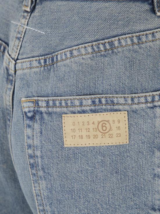 26SS MM6 메종마르지엘라 백 투 백 진 S52LA0257S30844 963 LIGHT GREY - MM6 MAISON MARGIELA