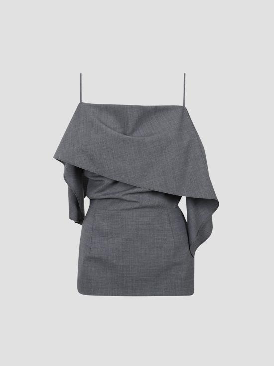 26SS MM6 메종마르지엘라 셔츠 S52NC0358M35733 860M DARK GREY MELANGE