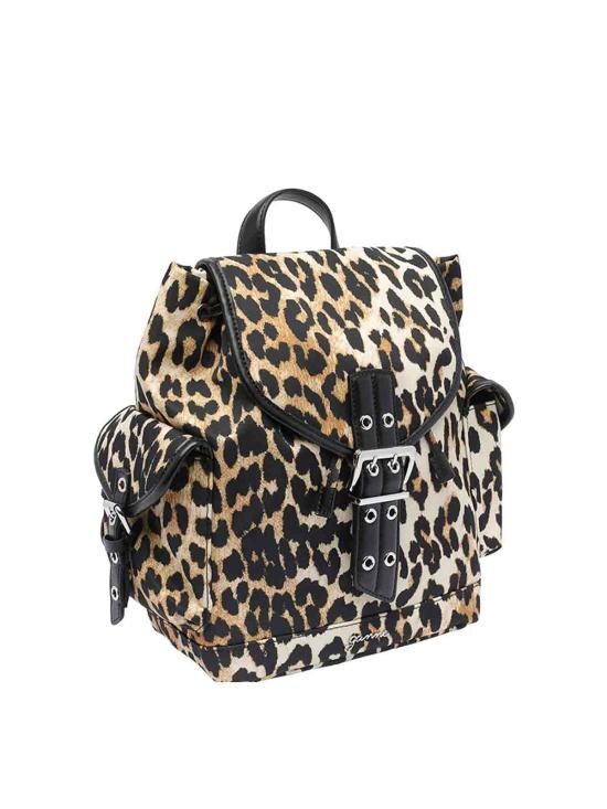 25FW 가니 백팩 A6617943 Animal Print - GANNI