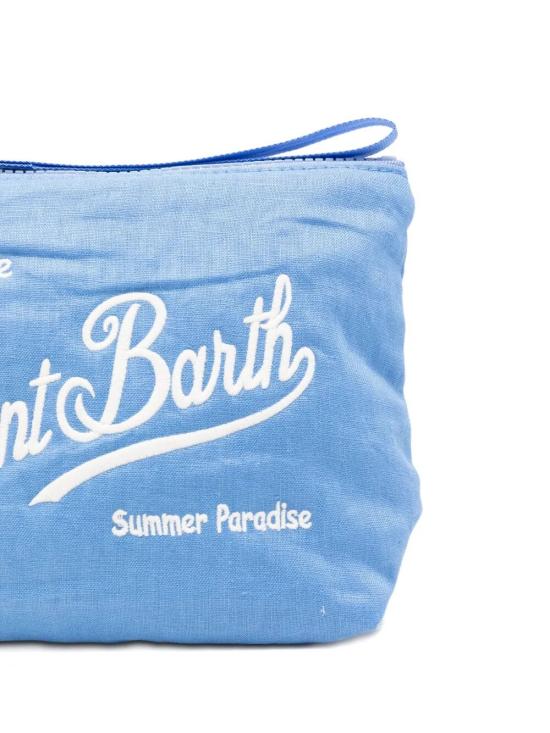 26SS 세인트바쓰 클러치/파우치 ALI0051 00551L VINTAGE 17M CLOUD BLUE EMB - MC2 SAINT BARTH