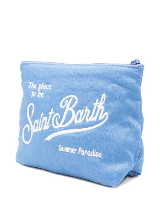 26SS 세인트바쓰 클러치/파우치 ALI0051 00551L VINTAGE 17M CLOUD BLUE EMB - MC2 SAINT BARTH