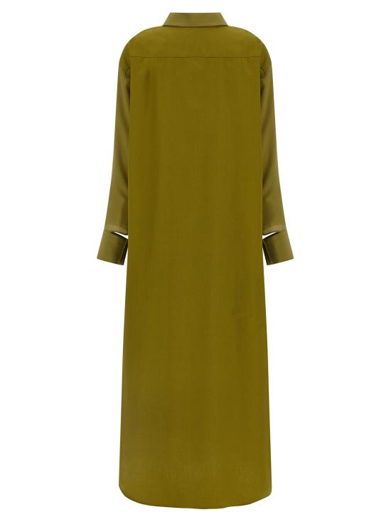 26SS 제지아 롱 원피스 MJD3044141BIKHAKISILK - JEJIA