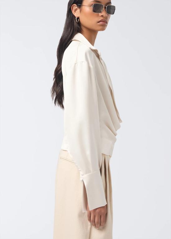 26SS 안다마네 긴팔 티셔츠 T190953A TNP229 111 Milk - ANDAMANE