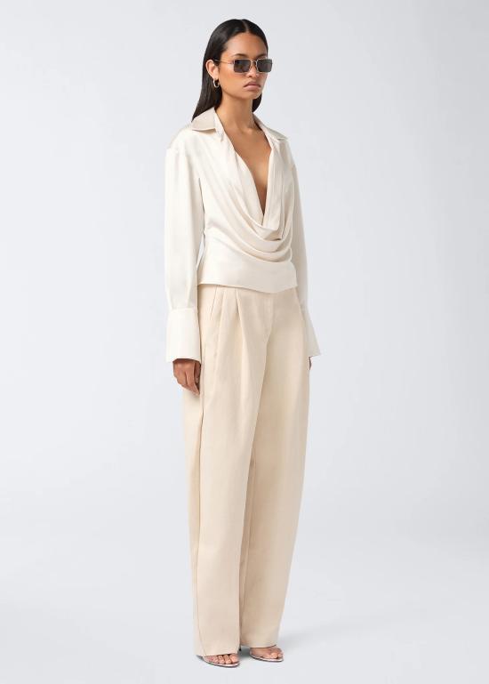 26SS 안다마네 긴팔 티셔츠 T190953A TNP229 111 Milk - ANDAMANE