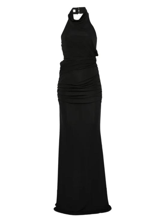 26SS 안다마네 미디 원피스 T190114A TJP073 999 Black