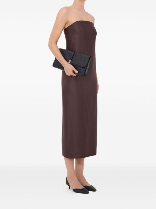 26SS 루루 드 세종 미디 원피스 GIULIA DARK BROWN Dark brown - LOULOU DE SAISON