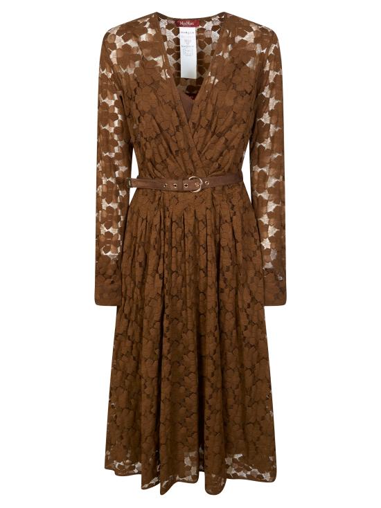 26SS 막스마라 스튜디오 롱 원피스 2616631011600 02 MARRONE