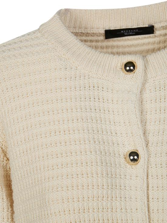 26SS 위켄드막스마라 가디건 2615341041600 001 BEIGE - WEEKEND MAX MARA