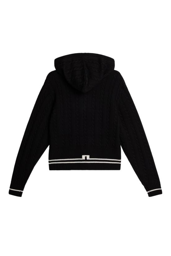 26SS 제이린드버그 후드 티셔츠 GWKW150219999 BLACK DOM - J LINDEBERG