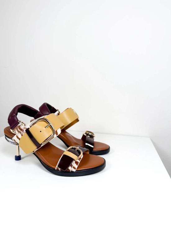  포씨즈 힐/펌프스 4 Ccccees Osha Line 미드힐 제브라 믹스 - 4CCCCEES