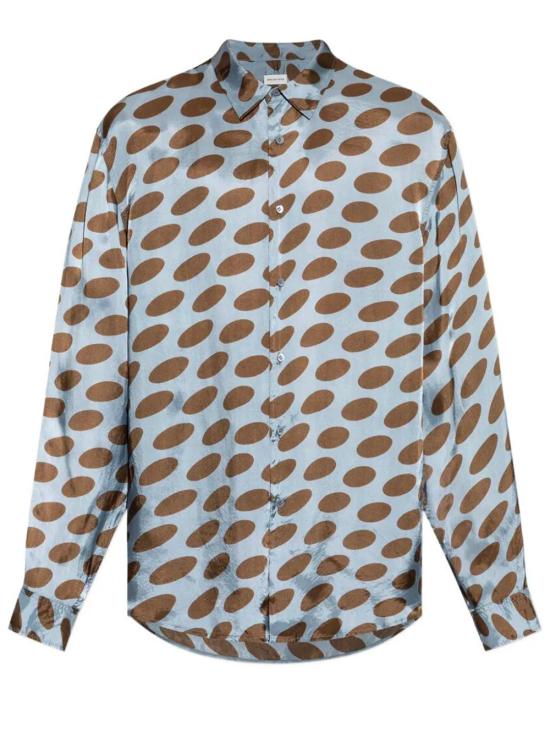 26SS 드리스 반 노튼 긴팔 셔츠 0207133002 510 STEEL