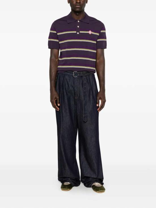 26SS 카사블랑카 폴로 티셔츠 MSS26KW90702 VISCOSE BLEND - CASABLANCA