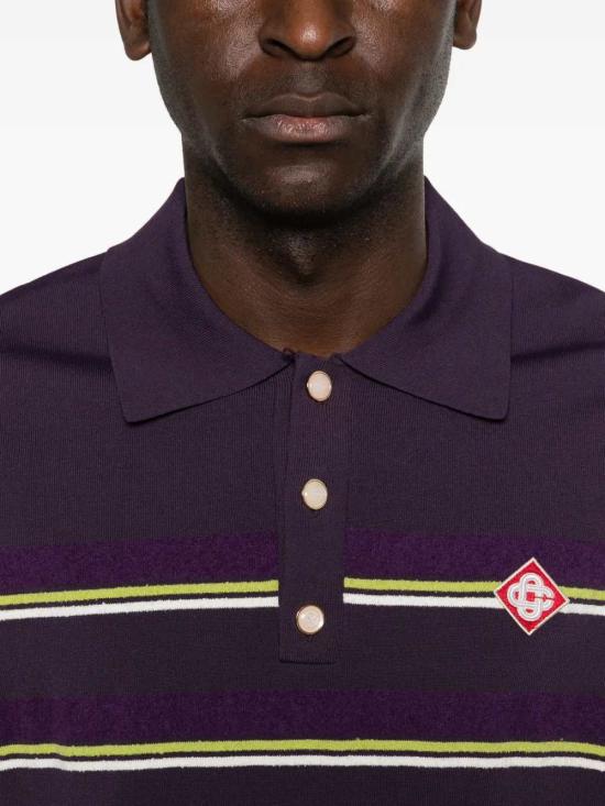 26SS 카사블랑카 폴로 티셔츠 MSS26KW90702 VISCOSE BLEND - CASABLANCA