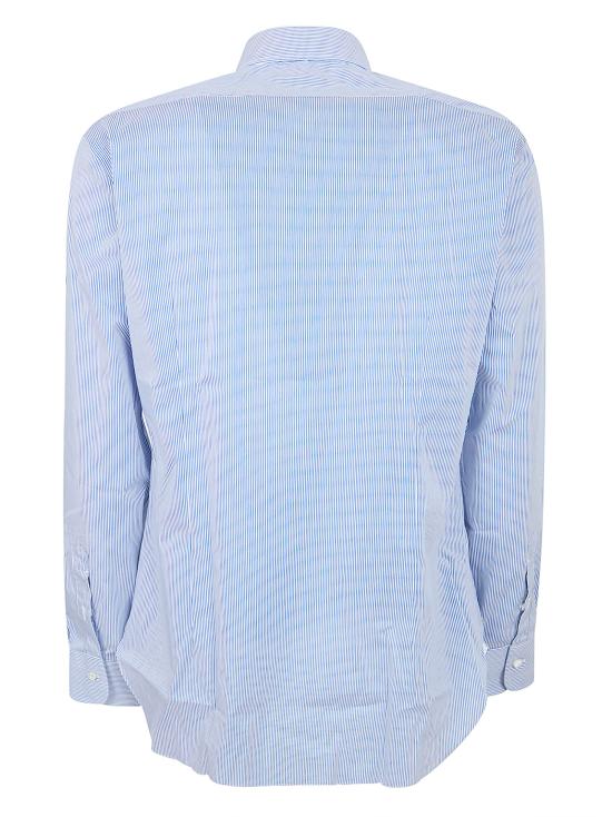 26SS 발바 긴팔 셔츠 I1U13P0154086 U VAR 0002 RIGA BLU - BARBA